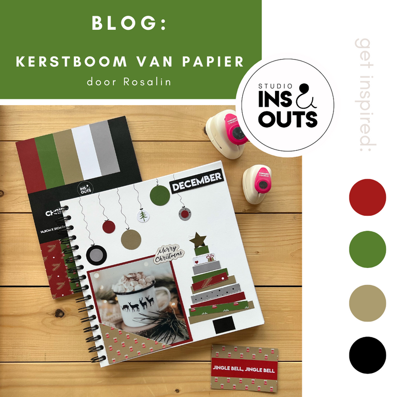 Inspiratie: Kerstboom van strookjes