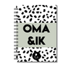 Invulboek Oma & Ik | Herinneringenboek Met Oma | Dots Groen