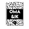 Invulboek Oma & Ik | Herinneringenboek Met Oma | Dots Zwart