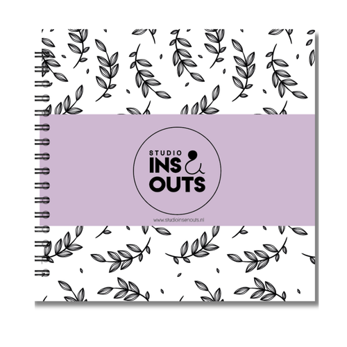 Jaarboek 2026 | Invulboek 2026 | Fotoboek Jaarboek | Botanical Lila