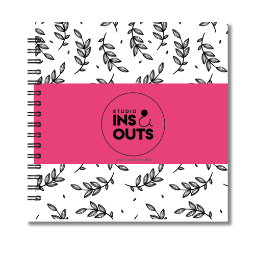 Jaarboek 2026 | Invulboek 2026 | Fotoboek Jaarboek | Botanical Roze