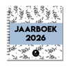 Jaarboek 2026 | Invulboek 2026 | Fotoboek Jaarboek | Botanical Blauw