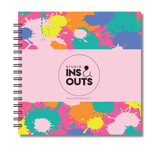 Jaarboek 2026 | Invulboek 2026 | Fotoboek Jaarboek | Vlekken Verschillende Kleuren