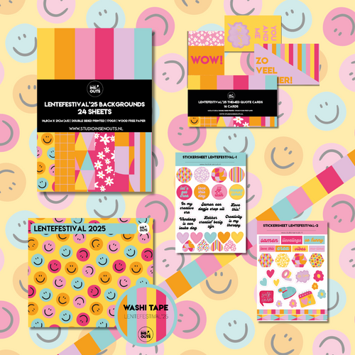 Brede Washi tape | Lentefestival'25 | KreaDoe 2025