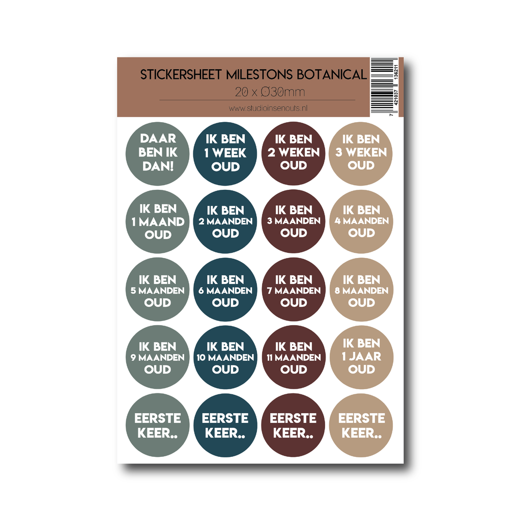 Jalons Stickervel | Botanique